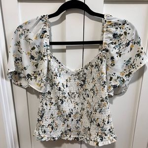A&F Floral Top